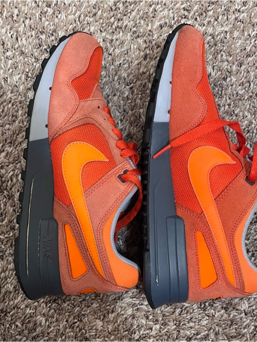 Nike Air Pegasus 89 Team Orange Mens Size 8 Activewear Mesh - Picture 8 of 8